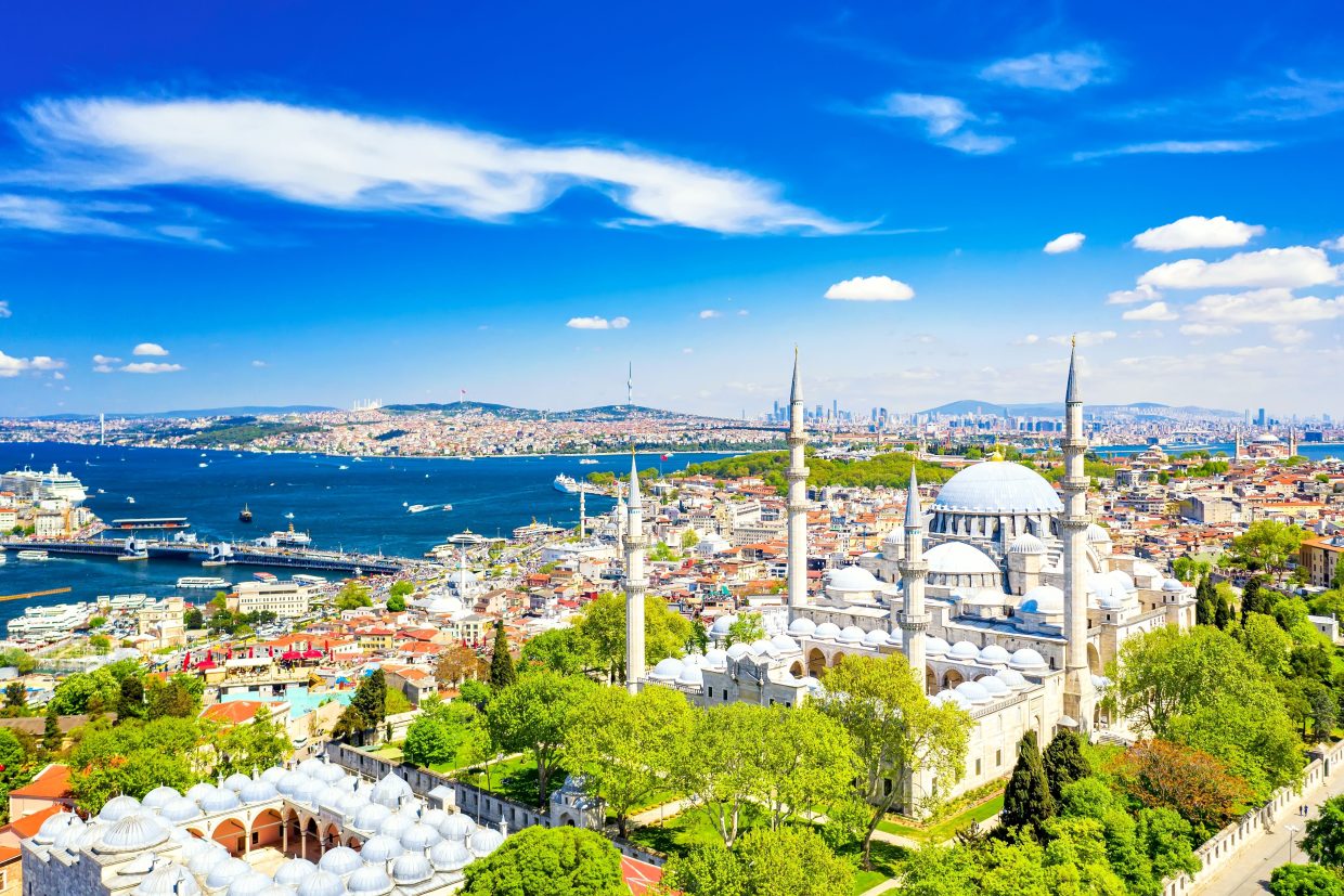 Panoramablick über Istanbul