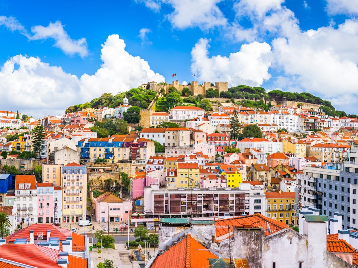 Blick auf Lissabon
