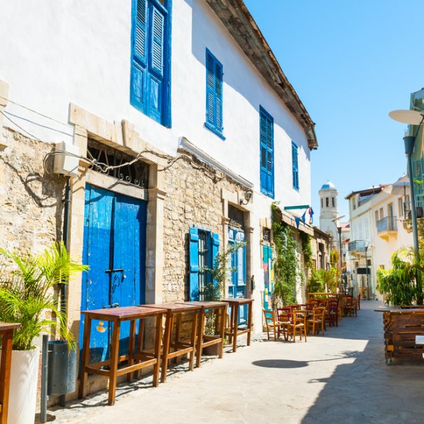 A street in the Old Town of Limassol