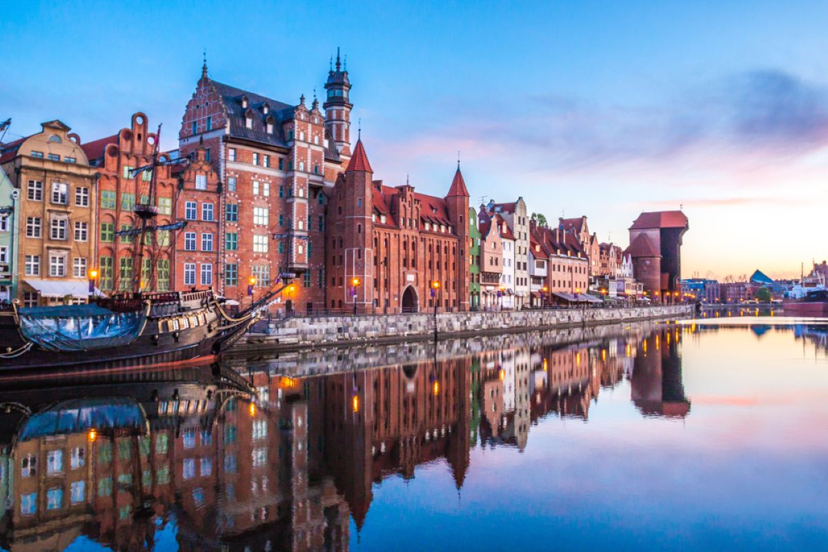 Blick auf die Altstadt von Danzig
