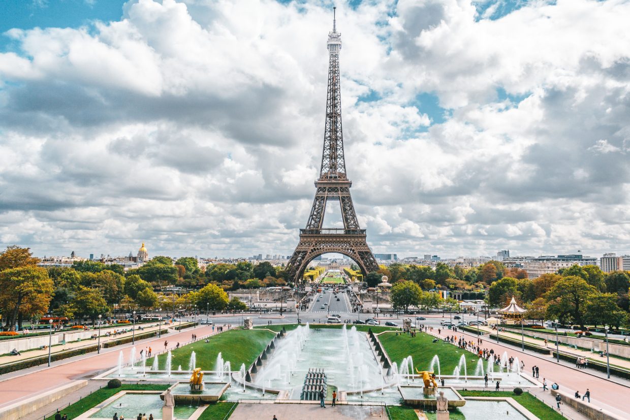 Blick auf den Eiffelturm