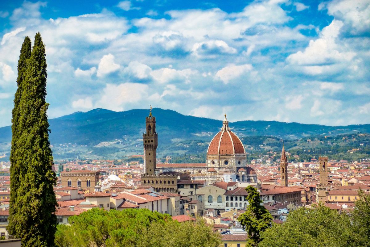 Blick auf Florenz