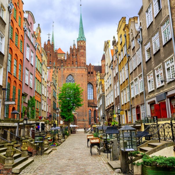 Blick auf die Mariacka Straße