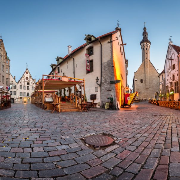 Blick auf das Restaurant Olde Hansa