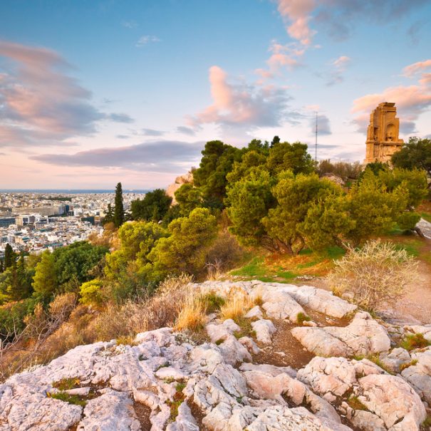 View of the Philopappos Hill