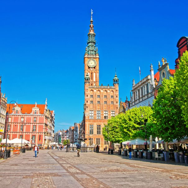 Blick auf das Rathaus