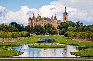 Blick auf das Schweriner Schloss