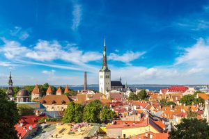 Blick auf Tallinn
