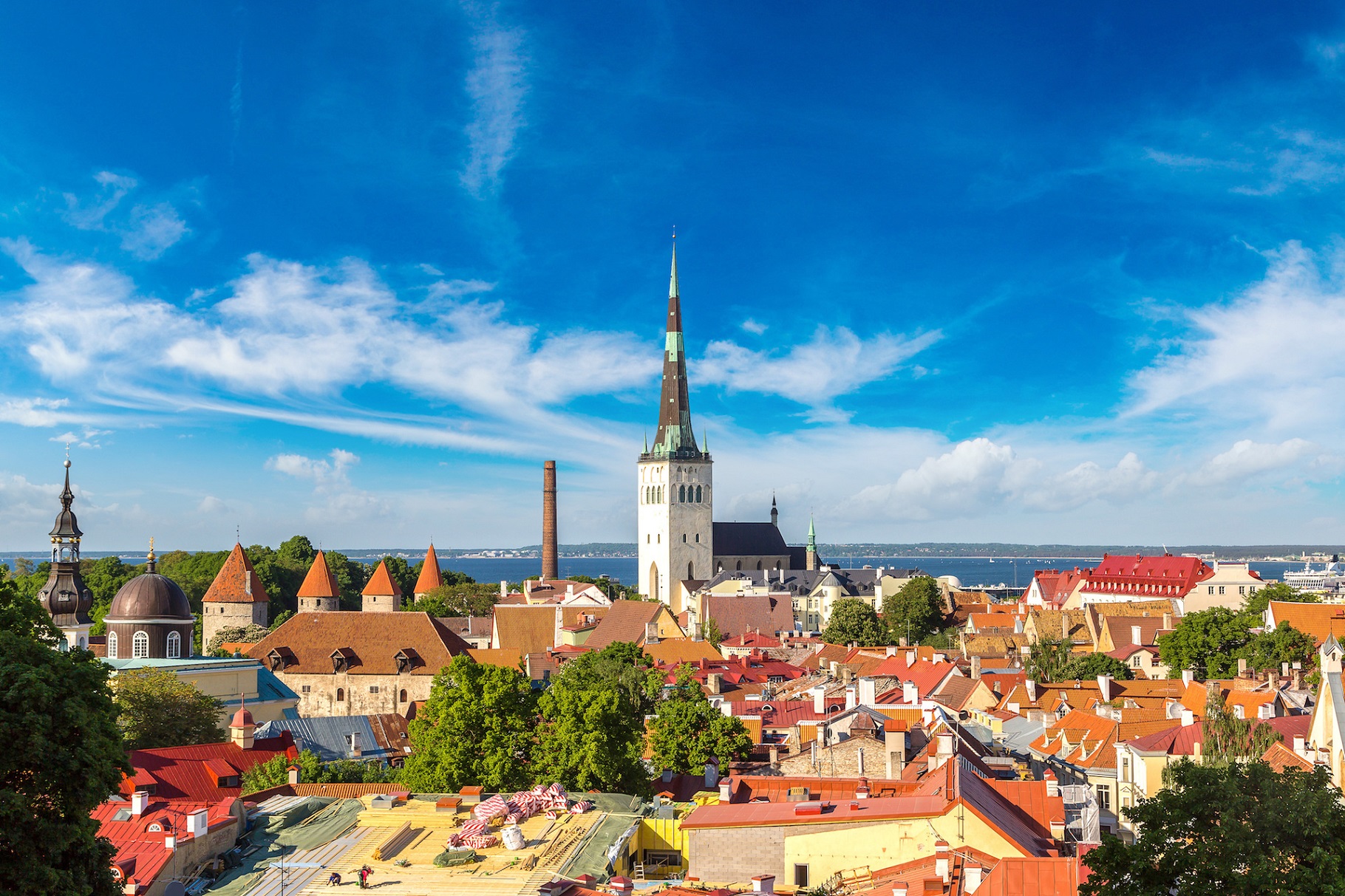 Blick auf Tallinn