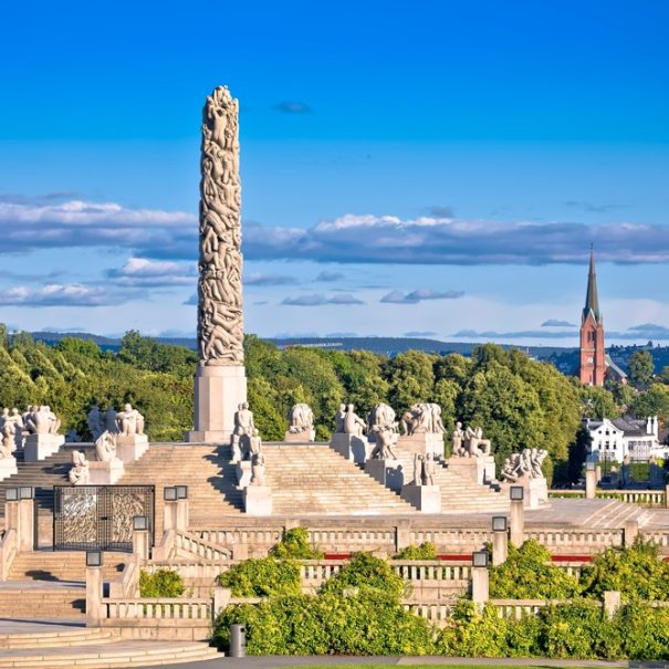 View of the Vigeland Sculpture Park