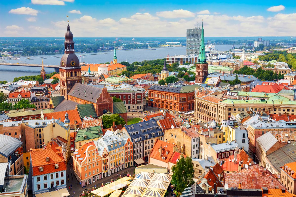 Riga von oben
