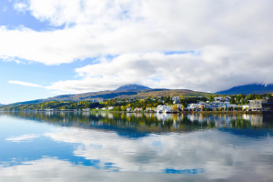 Blick auf Akureyri