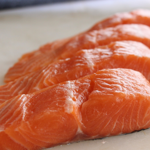 Frischer Lachs