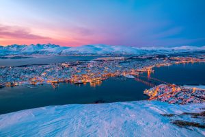 Panoramablick auf Tromsø