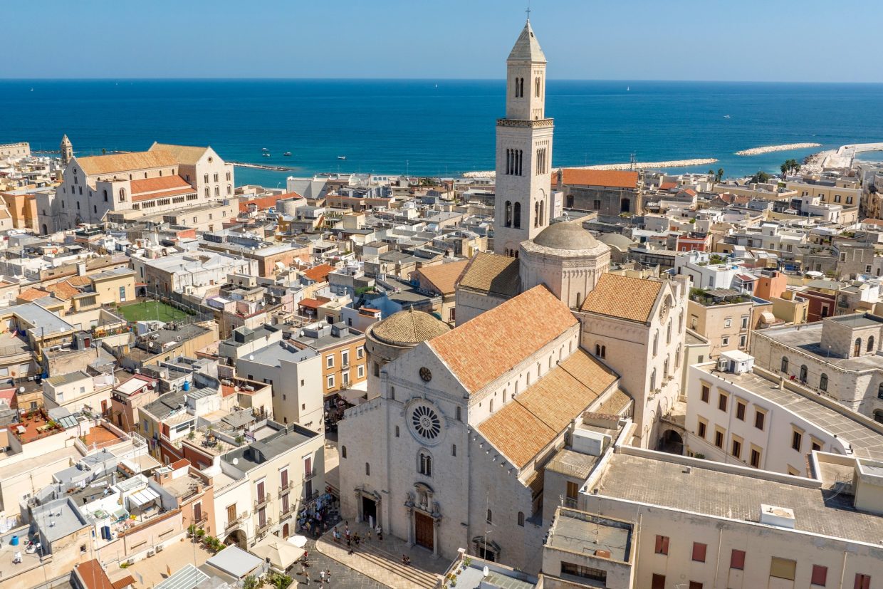 Panoramic view over Bari