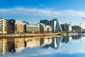 Blick auf Dublin