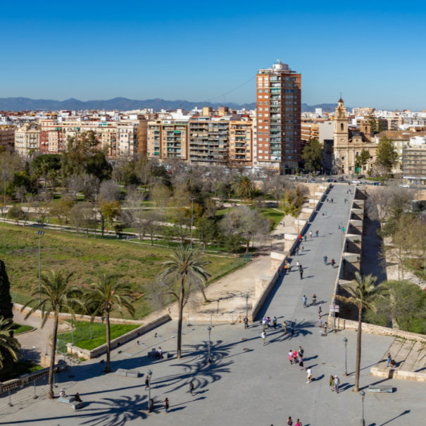 Der Turia-Garten in Valencia