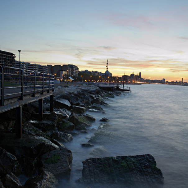 The most famous city beach in Bari, “Pane e Pomodoro”