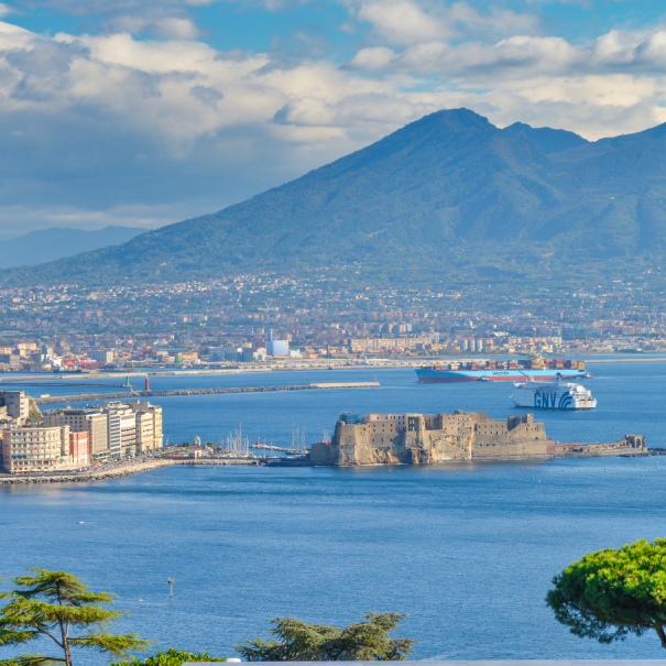 Ausblick vom Posillipo-Hügel