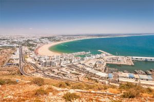 Panoramic view over Agadir