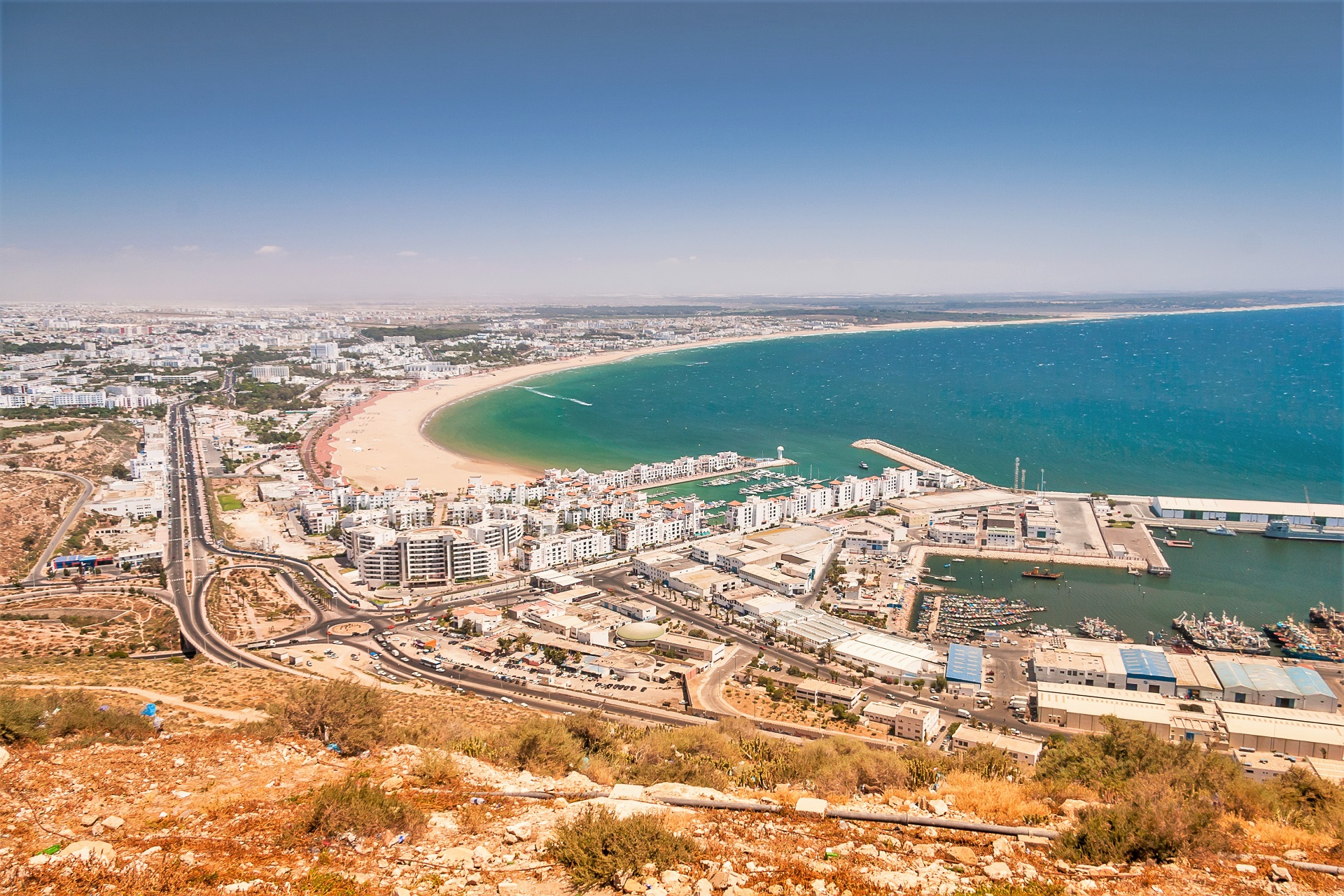 Panoramablick über Agadir