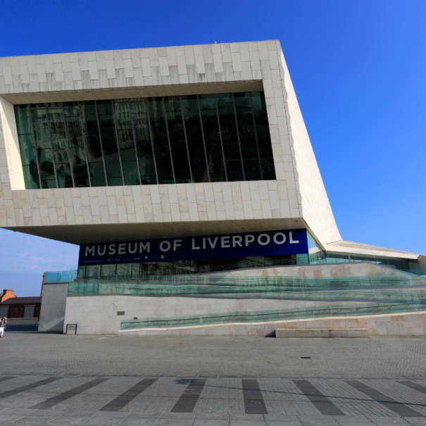 Blick auf das Museum of Liverpool