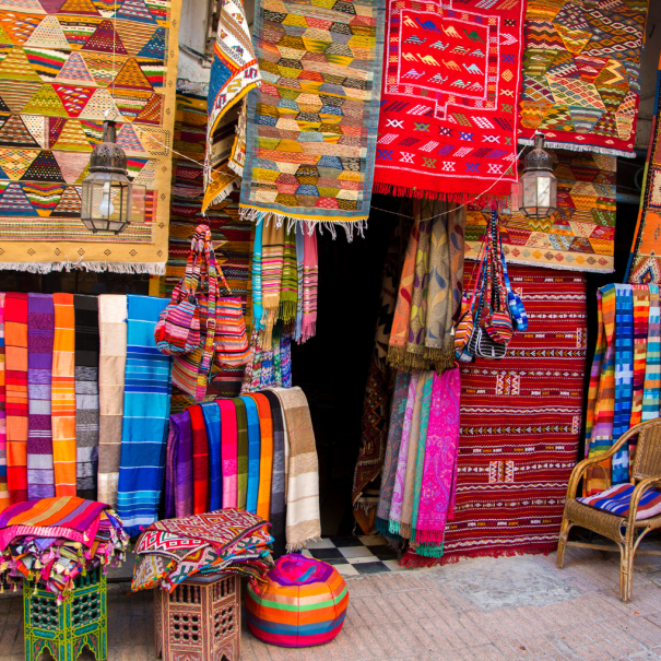 Ein Stand auf dem Souk El Had in Agadir