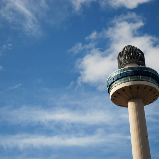 Blick auf die Spitze des St. John's Beacon