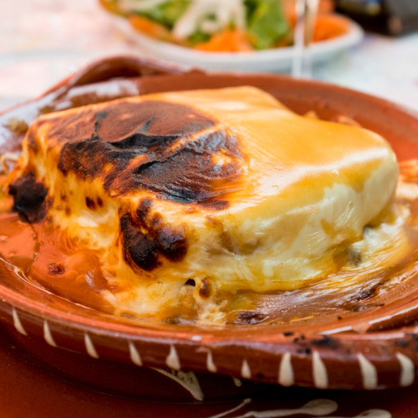 Das traditionelle Gericht Francesinha