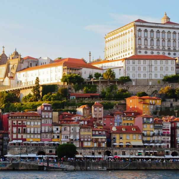 Das Ribeira Viertel in Porto