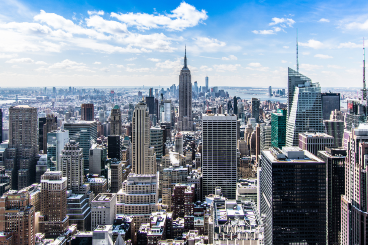 Die Skyline von New York