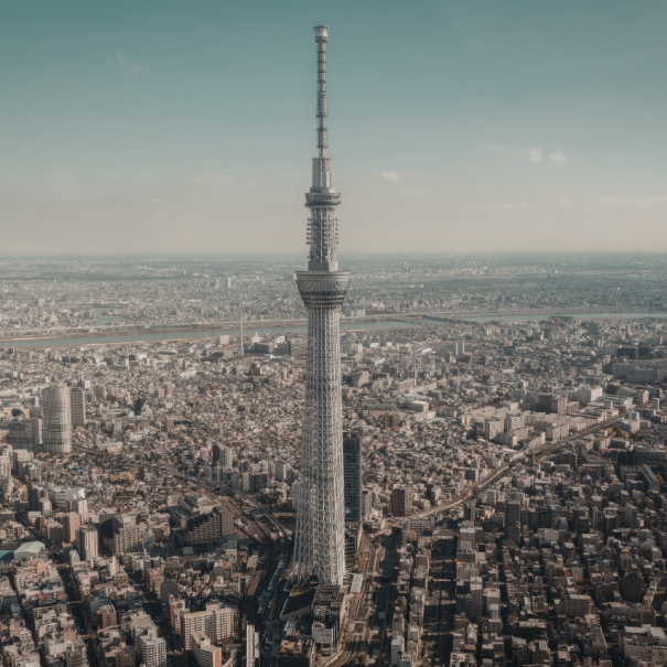 Blick auf den Tokyo Skytree