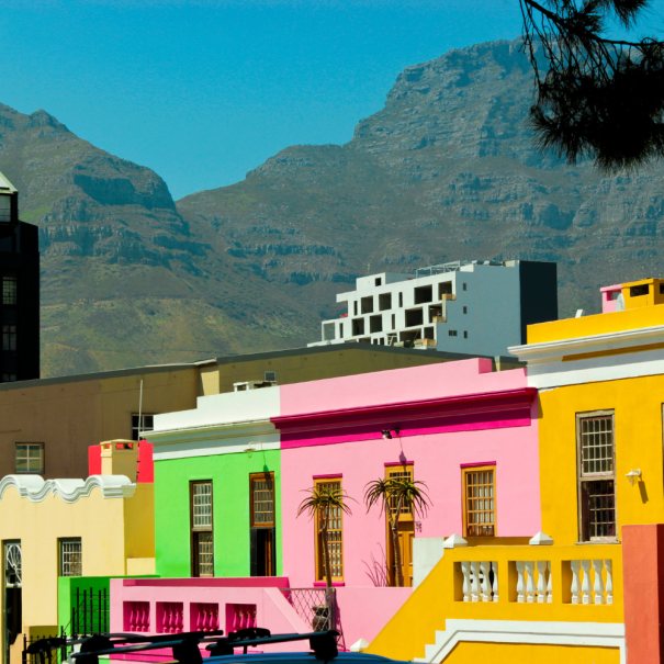 Bo-Kaap houses in cape town